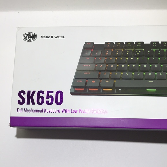 Cooler Master SK650 Mechanical Keyboard with Cherry MX Low Profile - Picture 3 of 8